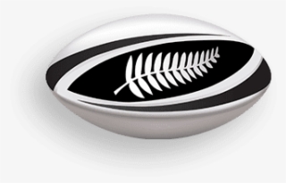 Bola De Rugby Da Seleção Da Nova Zelândia - Circle