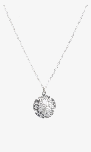 Small Sand Dollar Necklace - Necklace