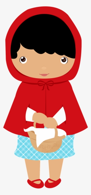 Red Riding Hood Clipart Happy Person - Little Red Riding Hood Clip Art