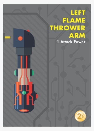 Left Flame Thrower Arm
