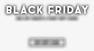 Black Friday Gift Card Pr Banner - Black-and-white
