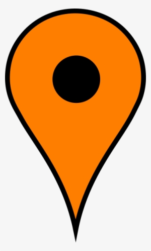 Google Maps Pin Png - Google Map Pin Orange