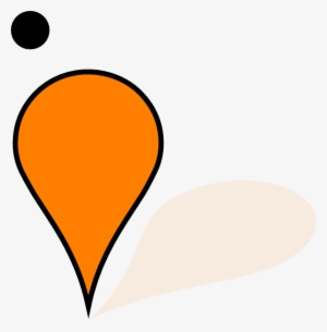 How To Set Use Orange Google Maps Pin Clipart