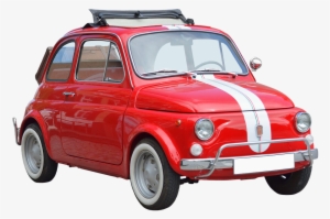 Red Fiat Png Image - Old Fiat 500 Png