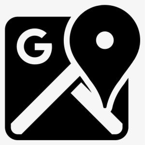 Maps Computer Icons Icon Design Transprent Png - Google Maps Logo Black And White