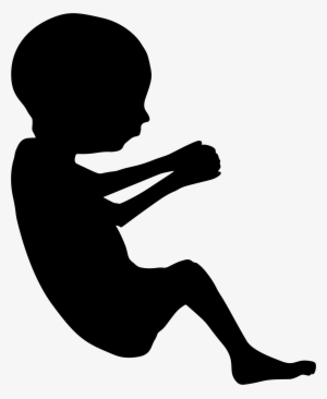 This Free Icons Png Design Of Fetus Silhouette Minus