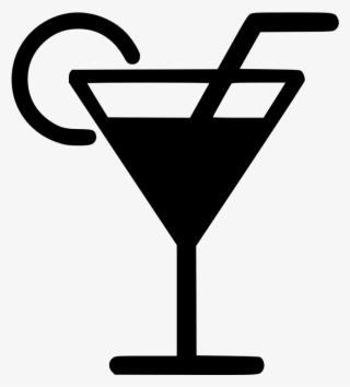 Martini Glass Drink Cocktail Straw Svg Png Icon Free - Drink Icon