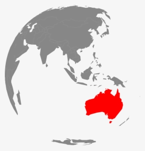 Australia, Tansania, Globe, Oceania, Earth, Map - Iran World Map Png
