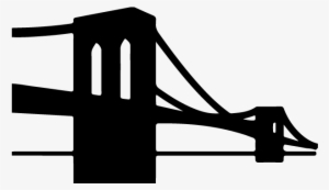 Silhouette At Getdrawings Com Free For Personal - Brooklyn Bridge Clip Art