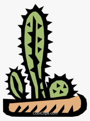 Cactus Royalty Free Vector Clip Art Illustration - Illustration