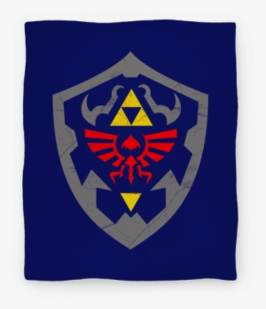Hylian Shield Blanket Blanket - Crest Of Hyrule