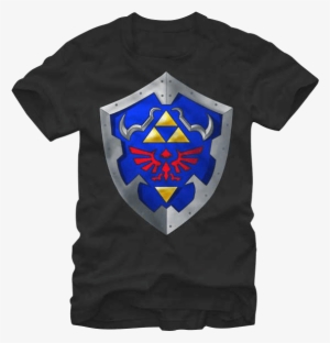 Zelda Hylian Shield T-shirt - Nintendo The Legend Of Zelda Simple Shield T-shirt.