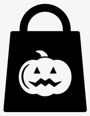 Halloween Bag With Pumpkin Vector - Halloween
