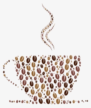 Coffee Clipart Vector Png - Coffee Bean Coffee Cup Mugs