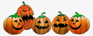 Pumpkin Vector Row Clipart - Halloween Facebook Profile Frame