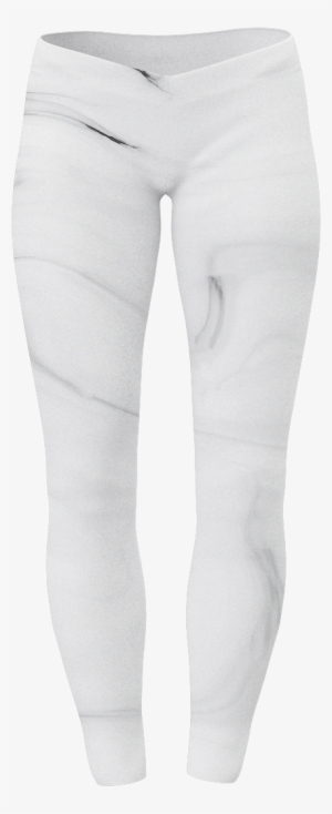 Clear White Lines Yoga Leggings - Leggings