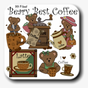 Clipart Of Teddy Bear Drinking Hot Coffee K13047055 - Am Madly In Love With Coffee Tablet (vertical) - Ipad