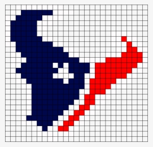 Texans Logo Perler Bead Pattern / Bead Sprite - Houston Texans Perler Beads