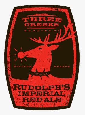 Three Creeks Rudolph's Imperial Red Ale Label - Fivepine Porter - Three Creeks Brewing Co.