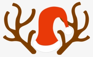rudolph ears clip art - reindeer antlers svg