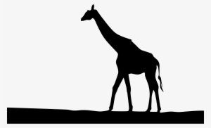 This Free Icons Png Design Of Giraffe Landscape Silhouette