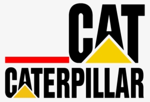 Caterpillar Logo Png Transparent On Yellow Clip Freeuse - Caterpillar Logo Vector
