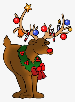 Rudolph The Red-nosed Reindeer - Christmas Clip Art High Resolution