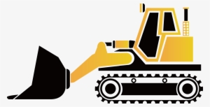 Caterpillar Logo Png Transparent On Yellow - Bulldozer Vector