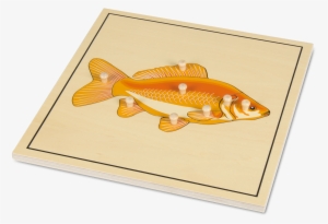 Fish Skeleton Puzzle - Montessori Puzzle Ryba
