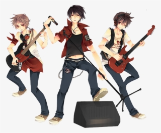 New Year Songs - Anime Rock Band Png