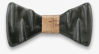 Ceramic In Charcoal Black Bow Tie - Bow Tie