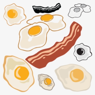 574 Bacon & Eggs - Eggs And Bacon Clipart