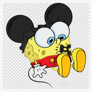Baby Spongebob Clipart Patrick Star Squidward Tentacles - Spongebob Baby Mickey Mouse