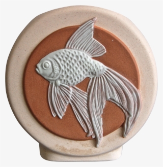 Rare Howard Pierce Jasperware “goldfish” Vase, Circa - Cyprinidae