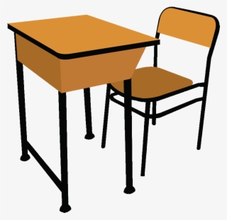 School Chair Clipart - Classroom Desk Clip Art