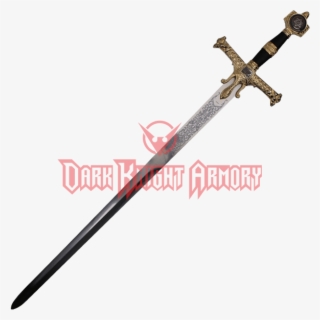 Black King Solomon Sword - Knights Templar Wooden Sword