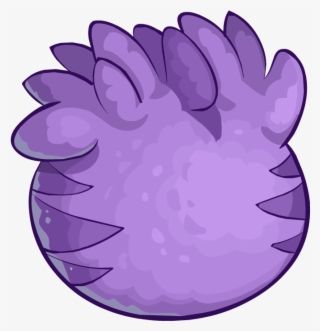 Purple T-rex Puffle Egg - Club Penguin Dinosaurios Puffles