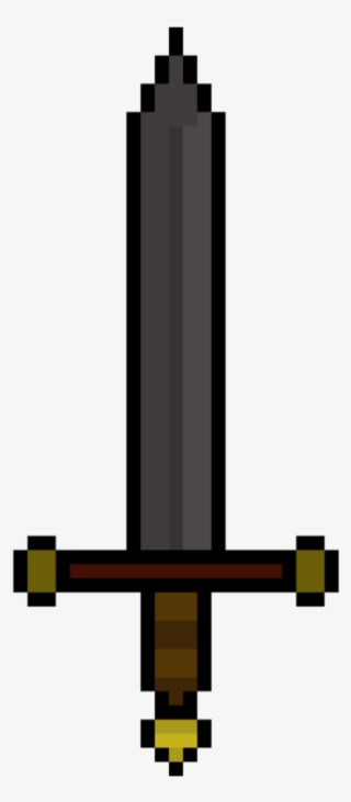Pixel Sword Png Png Black And White Library - Pixel Sword Png