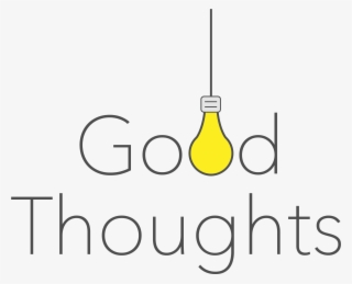 Good Thoughts Logo With Lightbulb Hanging Amongst The - Good Thoughts Logo