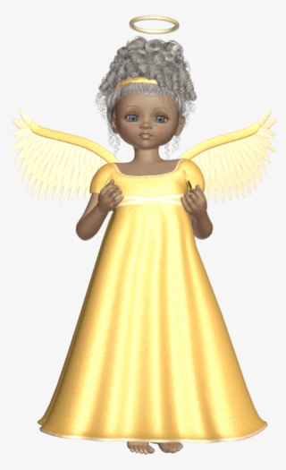 Cute D Angel With - Angels In Yellow Dress