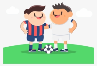 Amigos Futbol Dibujo
