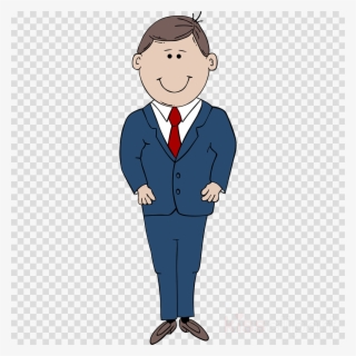 Cartoon Man In Suit