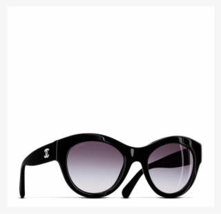 Lunettes Papillon, Acétate-noir - Chanel Butterfly Sunglasses