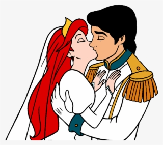 Ariel, Eric Wedding Kiss - Ariel And Eric Wedding Kiss