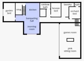 Kitchen, Banqueting Hall & Morning Room - Diagram