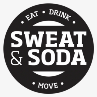 Sweat And Soda Tagline Logo - Human