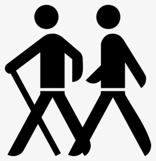 File - Sinnbild Wanderer - Svg - Spaziergang Symbol