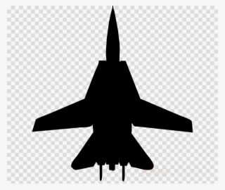 Jet Silhouette Clipart Airplane Aircraft Mcdonnell - Clip Art