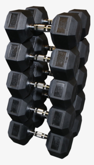 Sdrs650 Rubber Hex Dumbbell 55-75lb Pairs - Body Solid Rubber Coated Dumbbell Pairs 5-100lbs.