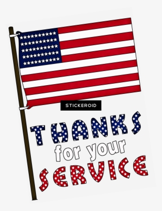 Thanks For Your Service - Clip Art Veterans Day